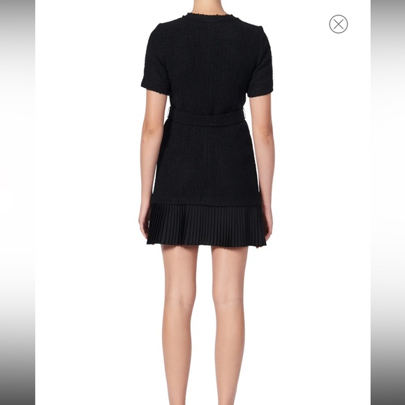 Sandro Joann boucle tweed dress size 36 - Picture 3 of 11